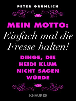 cover image of Mein Motto